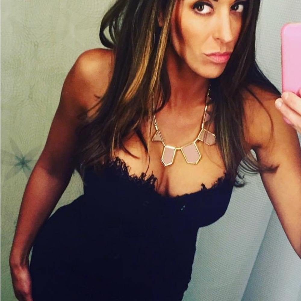 Chic Black Strapless Dress